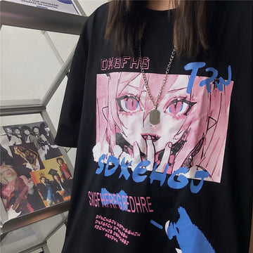 T Shirt Egirl - Harajuku Style