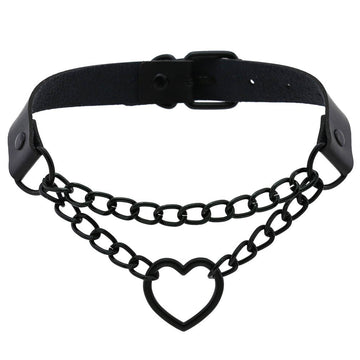 Collier Egirl - Chain coeur